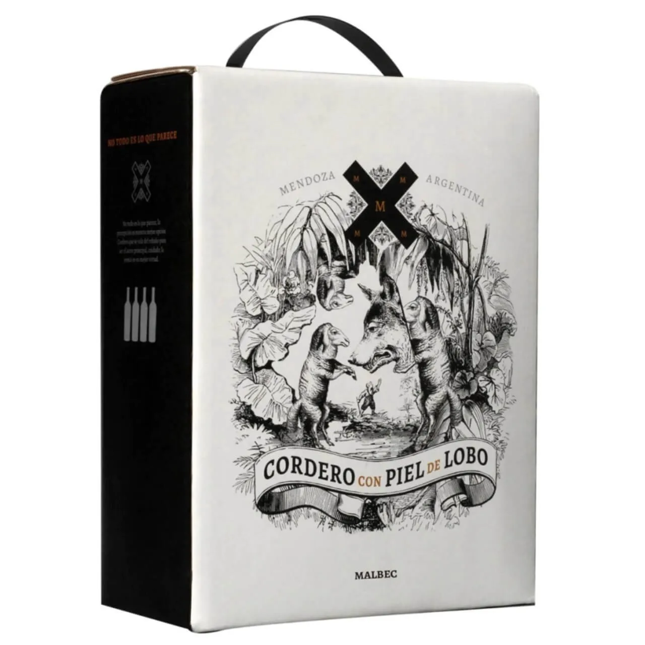 MOSQUITA CORDERO CON PIEL DE LOBO MALBEC BAG IN BOX 3000ML