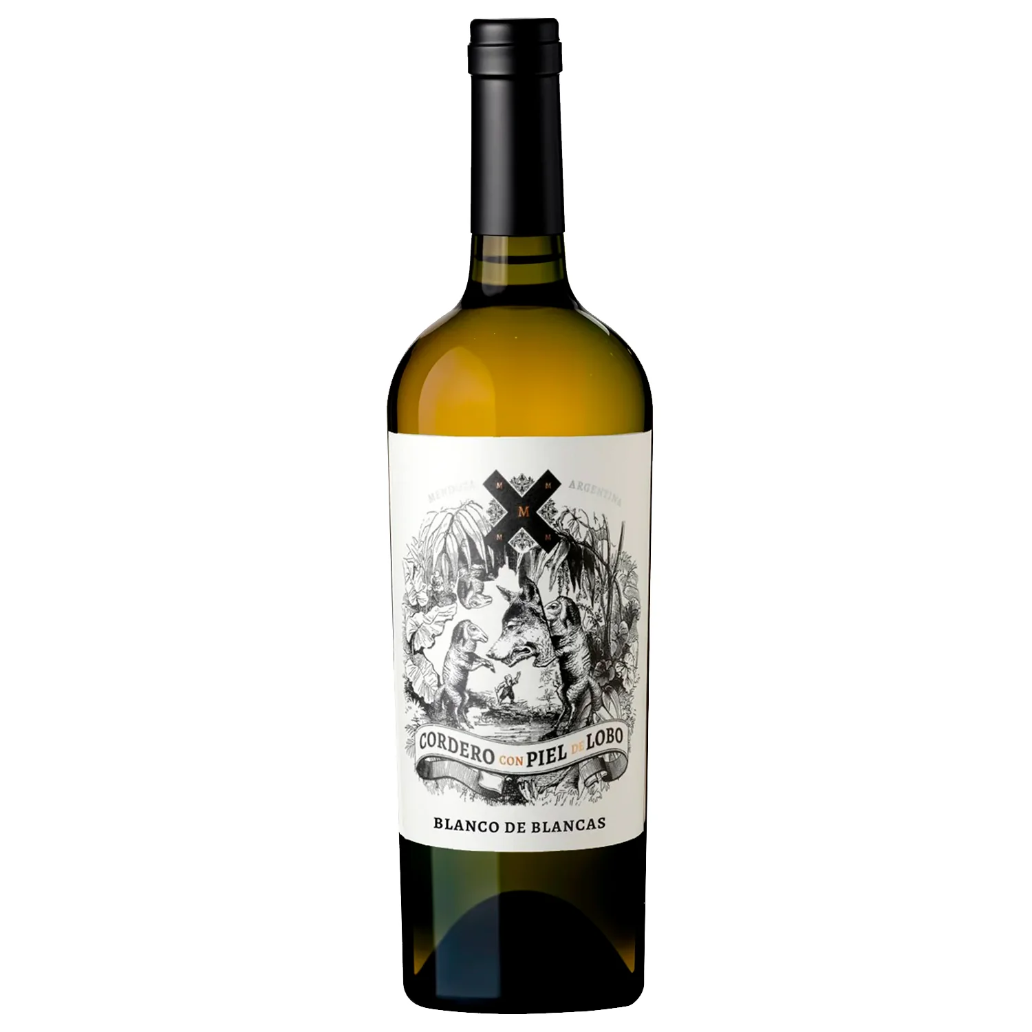 Cordero Con Piel de Lobo Blanc